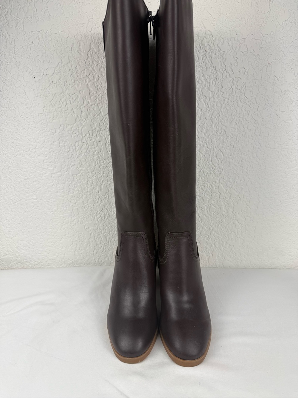 Giani Bernini | Odettee Brown Leather Knee High Riding Boots | Memory Foam 5.5M - Picture 2 of 11